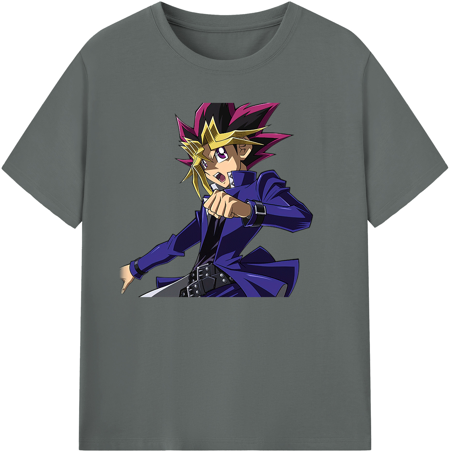 （画像用） 遊☆戯☆王 Yu-Gi-Oh! 綿100％ メンズ半袖Tシャツ｜肌触りやわらか＆通気性